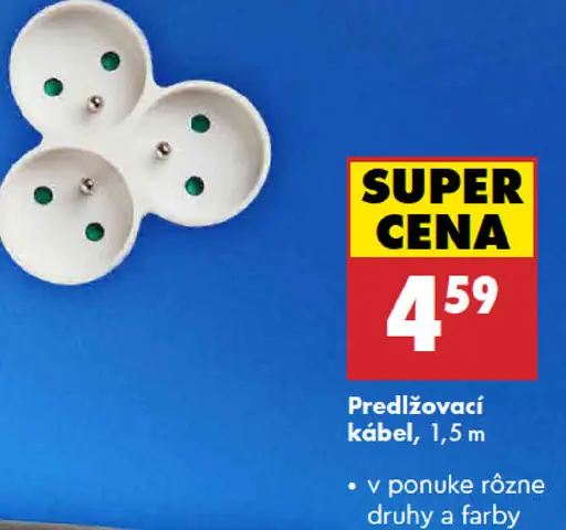 Niteo predlžovací kábel