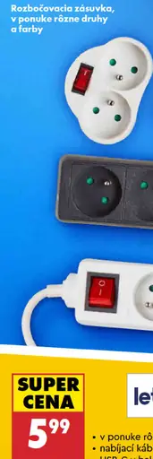 Niteo rozbočovacia zásuvka