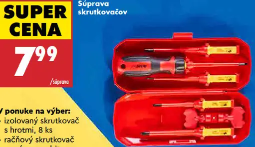 Niteo Súprava skrutkovačov