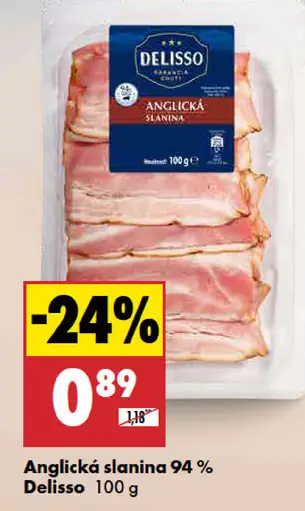 Delisso Anglická slanina 95%
