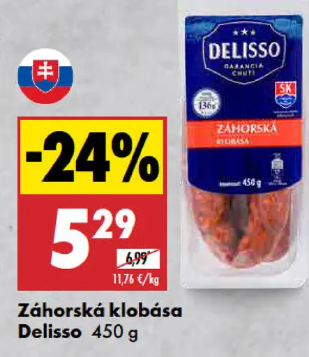 Delisso Záhorská klobása