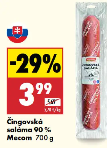 Mecom Čingovská saláma 90%
