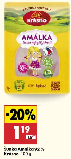 Krásno Šunka Amálka 92%