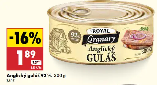 Royal Granary Anglický guláš 92 % mäso