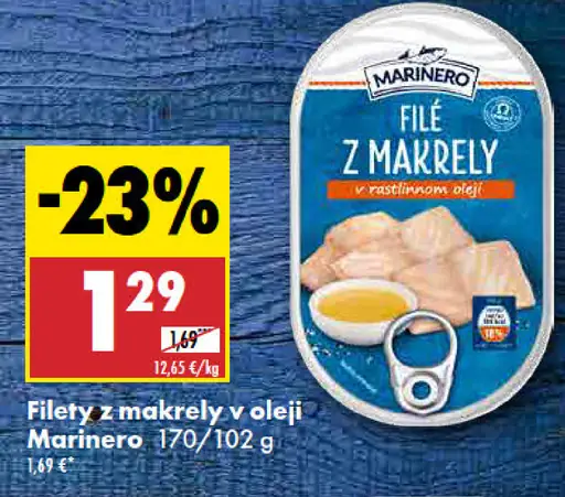 Marinero Filety z makrely v oleji