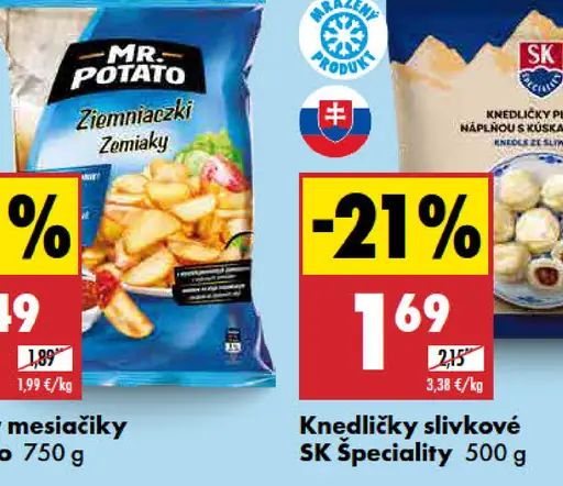 SK Špeciality Knedličky slivka a škorica