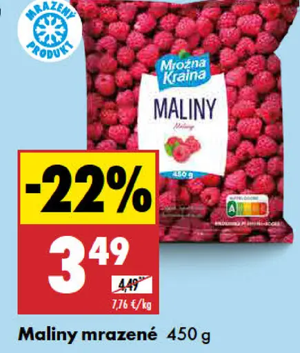 Mrożna Kraina Maliny mrazené