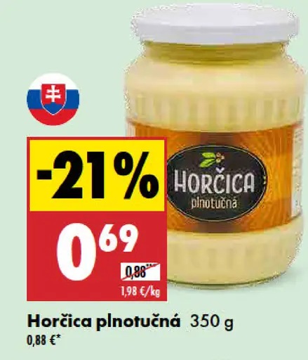 Horčica plnotučná