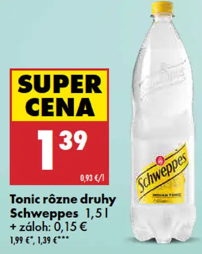 Schweppes tonic
