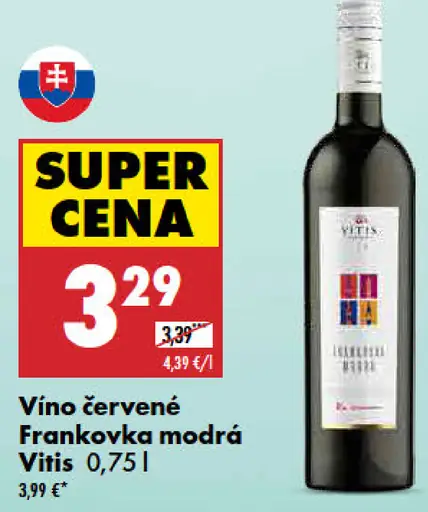 Frankovka modrá víno červené