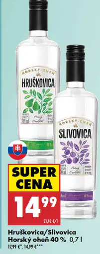 Slivovica / Hruškovica Horský oheň