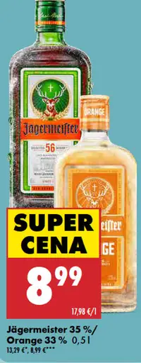 Jägermeister Orange bylinný likér pomaranč