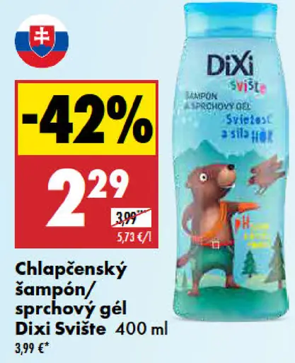 Dixi Svište Chlapčenský šampón/sprchový gél