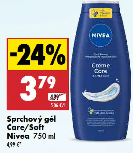 Nivea sprchový gél Smooth/Care