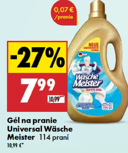 Universal Wäsche Meister Gél na pranie