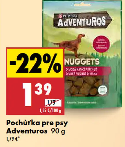 Adventuros pochúťky pre psy