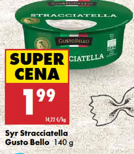 Gusto Bello Syr stracciatella