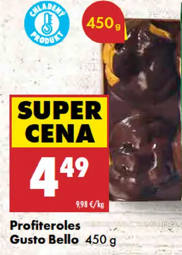 Gusto Bello Profiteroles dezert