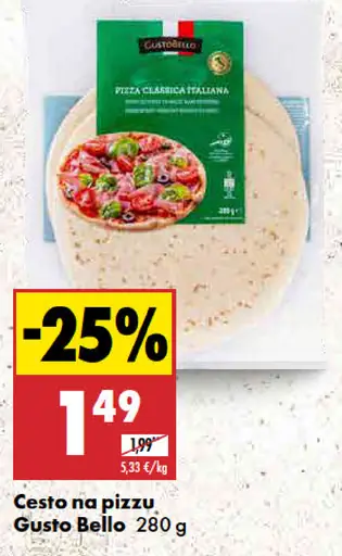 Gusto Bello Cesto na pizzu