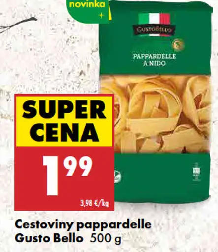 Gusto Bello cestoviny pappardelle a nido