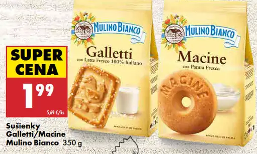 Sušienky Galletti Mulino Bianco