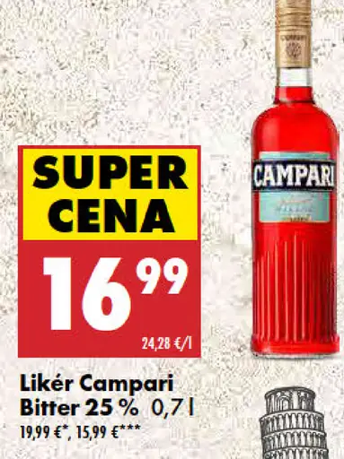 Likér Campari Bitter 25%