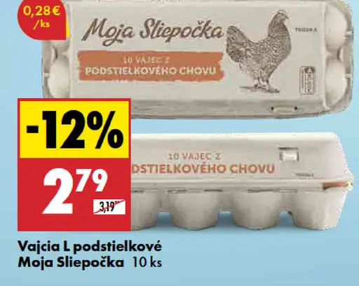 Moja Sliepočka Vajcia L podstielkové