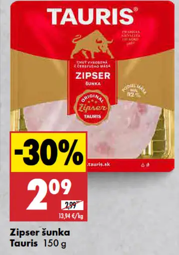 Tauris Zipser šunka