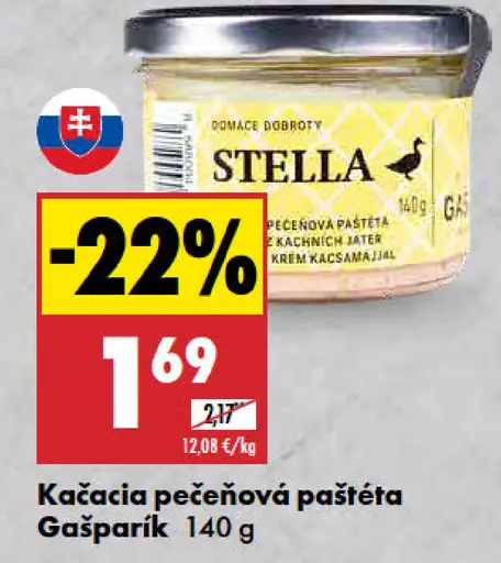 Gašparík kačacia pečeňová paštéta