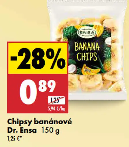 Dr. Ensa Chipsy banánové