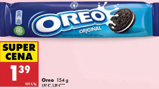 Oreo sušienky kakaové s krémom