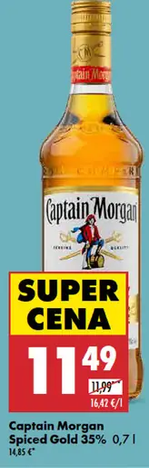 Captain Morgan Spiced Gold rum 35 %