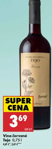 Tejo víno červené