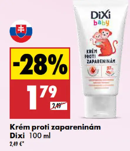 Dixi Baby krém proti zapareninám