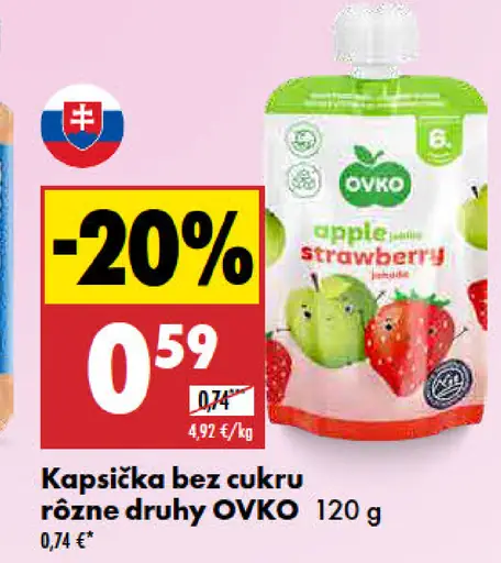 Ovko Kapsička bez cukru