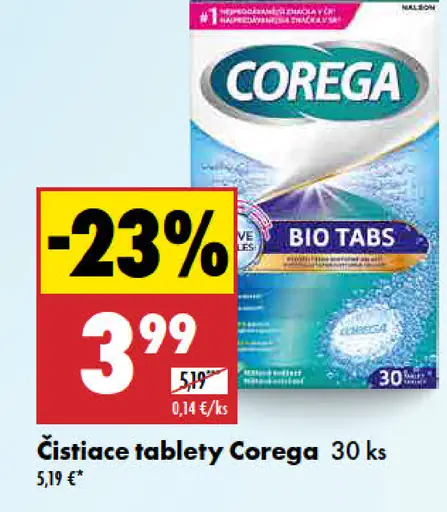 Čistiace tablety na zubnú náhradu Bio Tabs