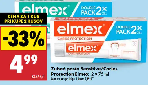 Zubná pasta Sensitive/Caries Protection