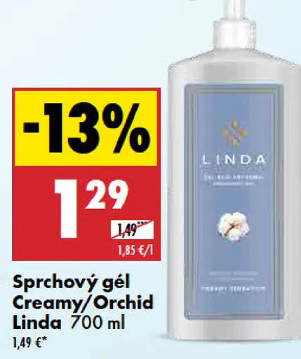 Sprchový gél Creamy/Orchid