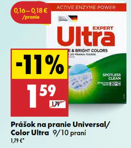 Ultra Expert prášok na pranie Universal/Color Ultra