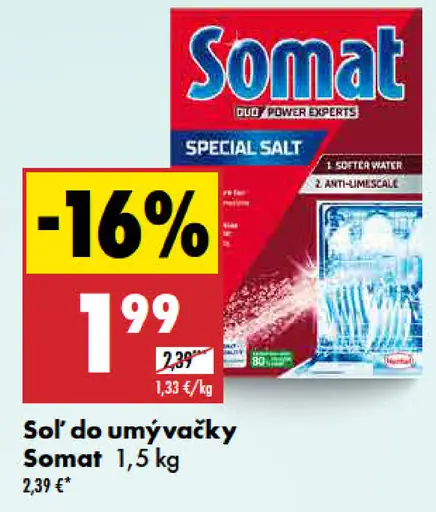 Somat Soľ do umývačky riadu