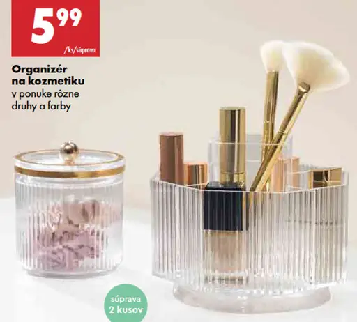 Smukee organizér na kozmetiku