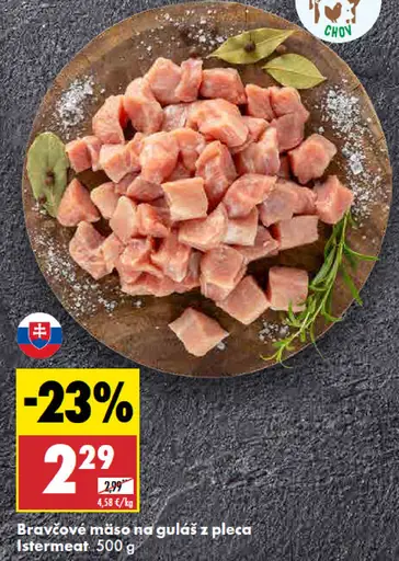 Istremeat Bravčové mäso na guláš