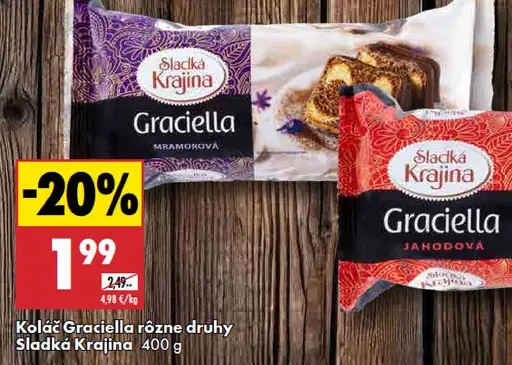 Sladká Krajina Graciella koláč