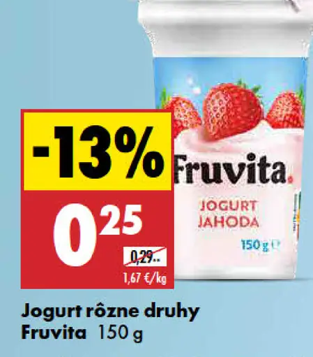 Fruvita jogurt jahoda