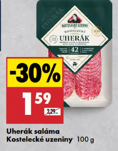 Kostelecké uzeniny Uherák saláma