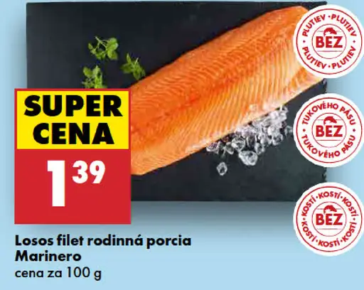 Marinero Losos filet rodinná porcia