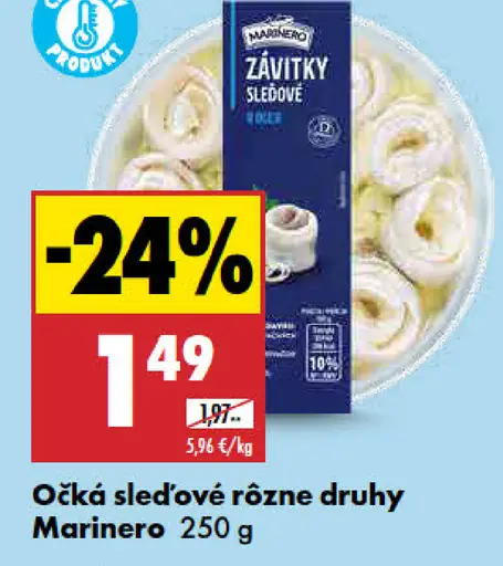 Marinero očká sleďové rôzne druhy