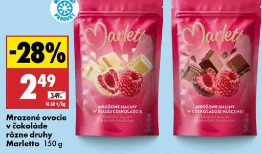 Marletto Mrazené ovocie v čokoláde