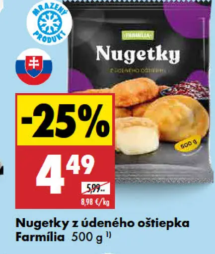 Farmilia Nugteky z údeného oštiepka