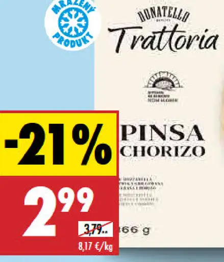 Donatello Pinsa chorizo